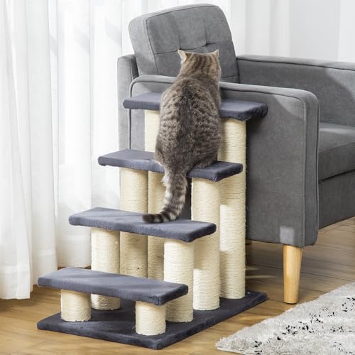 PawHut Tiertreppe Katzentreppe Hundetreppe Treppe für Katze und Hunde (Modell 1) - 2